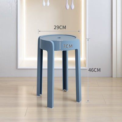 【Buy 3 Free 1】Nordic Dining Stool living room Small Stool Simple Plastic Stool Round Shape Stool