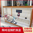 HOOOPET Dog Playpen Fence Dog Cage Medium Large Dog Crate Indoor Toilet Border Animal Pet Fence