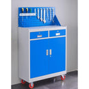 Syezyo Tool Box Trolley Cart Heavy Tool Cabinet Iron in Thickening Workshop Sheet Storage for