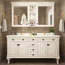 American Bathroom Cabinet Intelligent Mirror Cabinet Combination Bathroom Double Basin European Hand