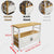 Kitchen Cabinet Cupboard Sideboard Kitchen Shelf Floor Type Multi-layer Cutting Table Household