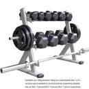 Home Commercial Gym Fitness Equipment Professional Double-decker Dumbbell Rack Hexagonal Round Fixed