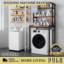 PYGH Washing Machine Rack Flip Washing Machine Bathroom Storage Rack Toilet Storage Rack