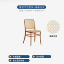 Rattan Chair White Dining Chair Solid Wood Study Chairs Dining Chair