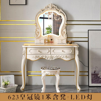 European Style Dressing Table Light Luxury Dressing Table Modern Simple Bedroom Net Red Small Family