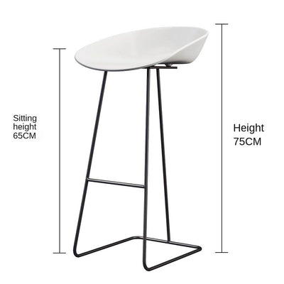 Nordic Bar Chair Bar Stool Gold Iron Stool Modern Simple Home High Chair