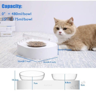 Byto Cat Bowl Adjustable Pet Raised Bowl Stainless Steel Pet Food And Water Bowls For Dog Puppy