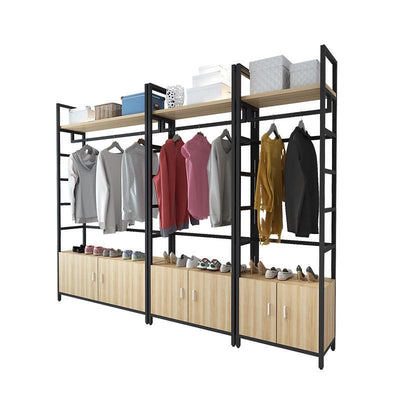 ⭐Clothing Shop Clothes Rack Display Rack Floor Coat Rack Belt Cabinets Shopping Mall Display