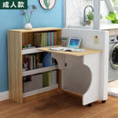 SENBIJU Creative Children's Desk Rotating Folding Table Bookcase Combination One Writing Simple