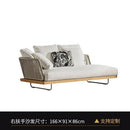 Sofa Chair Outdoor Sofa Courtyard Sunscreen Waterproof Rattan Chair Sofa Rattan Woven Outdoor Lazy