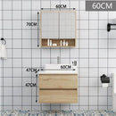 Kohler Solid Wood Wash Basin Mirror Cabinet Combination Water-Proof Hanging Bathroom Cabinet Modern