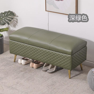 Pl Simple Storage Ottoman Sofa Stool Rectangle Shoes Changing Stool Clothing Store Storage Bench