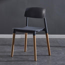 【BUY 3 GET 1 FREE】Nordic Plastic Chair | PP Material Dining Chair | Plastic Stool | Backrest