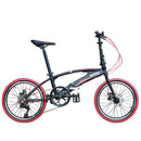 Hito X6 Foldable Bicycle 20/22-inch Double Tube Folding Bicycle Ultra-light Magnesium Alloy Portable