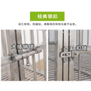 Stainless Steel Dog Cage For Small And Medium Dog Folding Cage With Toilet Thickened