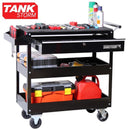 European-style Three-tier Trolley Auto Repair Tool Cart Multifunctional Mobile Simple Accessory Cart