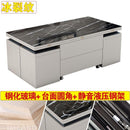 Lifting And Lowering Table Dual-use Folding Multi-functional Tea Tv Cabinet Set Storage Simple