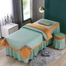 Folding Beauty Bed Body Massage Bed Treatment Bed Thickened steel pipe special for beauty salon [In