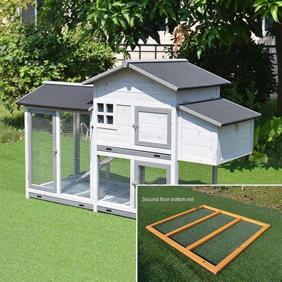 Outdoor Home Large Chicken Coop Pigeon Cat Litter Kennel Parrot Cage Pet