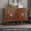 (YIGLE)New Chinese Shoe Cabinet at Home Door Partition Cabinet Chinese Cabinet Large-capacity Solid