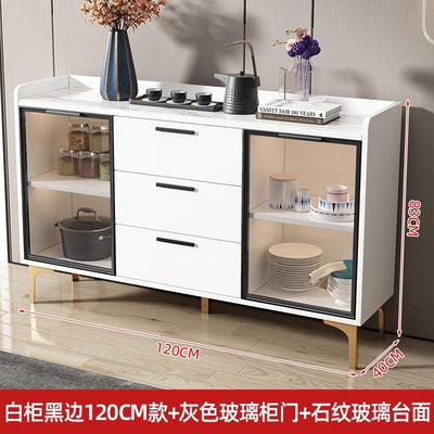 Pl Sideboard Kitchen Cabinet Cupboard Household Kitchen Storage Rack Locker Tea Cabinet Wine Cabinet