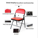 Desiny Frame Foldable Chair Folding Steel Portable Cushion Home Office Simple Outdoor Waterproof