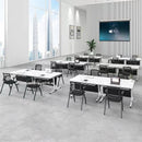 Training Tables And Chairs Multi-functional Office Folding Conference Table With Wheels