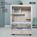 Hamster Cage Chinchilla Cabinet Totoro Cage Solid Wood Ecological Board Pet Cabinet Villa Chinchilla