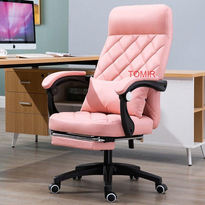 Computer Chair Office Chair Leather Seat Lifting Swivel Massage Chair