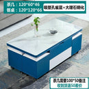 Y&U Foldable Coffee Table Marble Blister Folding Tempered Glass Side Table Household Dining Table