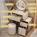 YICHANG Dressing Table With Password Intelligent Fingerprint Lock Cabinet Rock Plate Solid Wood