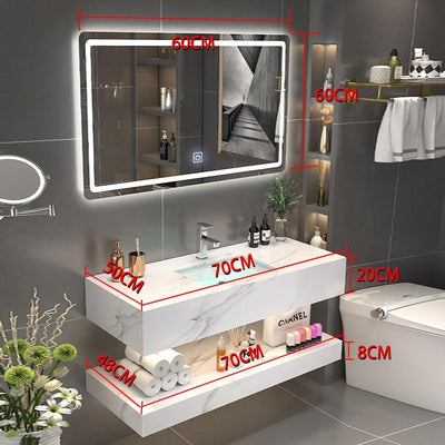 Modern Simple Bathroom Cabinet Combination Bathroom Set Bathroom Marble Wash Stand Wash Basin Wash