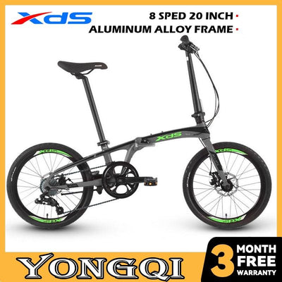 Xds Foldable Bicycle Folding Bicycle 10kg 8 Speed Aluminum Alloy Folding Bike Z3 Portable Men And