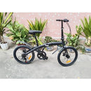 U8 Foldable Bicycle 20-inch Disc Brake 7 Speed Variable Speed High Carbon Steel Frame Student Adult