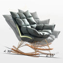 Desiny Lazy Sofa Nordic Foldable Chair Rocking Chair Family Balcony Bedroom Reclining Chair