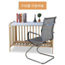 Crib Solid Wood Baby Bed Lacquerless Baby Cradle Foldable Multifunctional Desk Mobile Portable