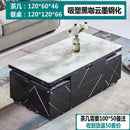 ARPER Foldable Coffee Table Marble Blister Folding Tempered Glass Side Table Household Dining Table