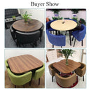 Nordic Simple Table Chair Combination Reception Table Conference Room Office Leisure Small Round