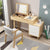 Nordic Dressing Table Simple Solid Wood Dressing Table Multi Functional Flip Bedroom Cabinet Small