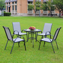 Tiger Deer Suite Balcony Garden Leisure Furniture Dining Outdoor Three-piece Five-piece Milk Tea