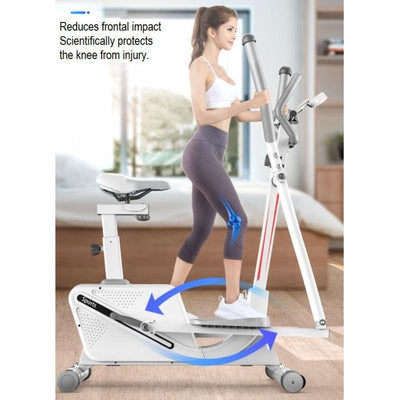 Fitness Professional Elliptical Machine Household Magnetic Control Exercise Bike Indoor Spinning