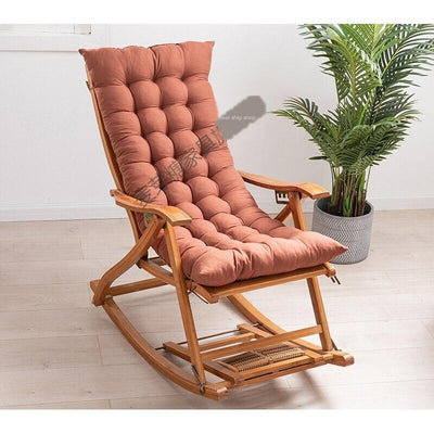 Sleeping Reclining Folding Lunch Break Free Household Balcony Leisure Elderly Bamboo Fu-shaped