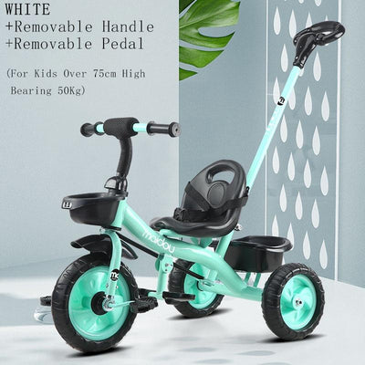 BabyDairy Tricycle 1-5 Years Old Multifunction Children Tricycle Baby Bicycle With Anti-slip Wheels