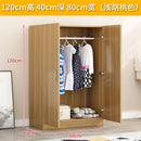 2021 Cabinet Sliding Wardrobe Bedroom Solid Door Rental House Children's Wooden Dormitory Home