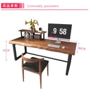 Study Log Desk Household Solid Wood Desk Computer Desk Simple Desk Workbench