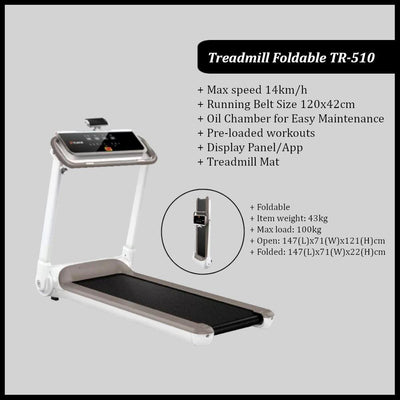 NOMAD Treadmill Foldable TR-310 TR-320 TR-510 T-910 TX-1 | 10km/h 12km/h 14km/h | Running Machine