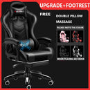 Gaming Chair Comfortable Nylon Foot With Footrest Office Chair Computer Chair E-sports Chair