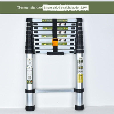 4-meter Retractable Telescopic Climbing Anti-skid Ladder Straighten Portable Sub-ladder 5-meter