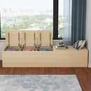 Solid Wood Bay Window Cabinet, Balcony Cabinet, Storage Cabinet, Bedroom Window Side Cabinet,