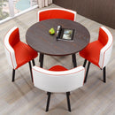 Nordic Simple Table Chair Combination Reception Table Conference Room Office Leisure Small Round